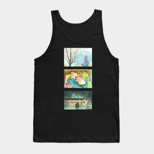 Spring Day BTS Watercolor Set Tank Top